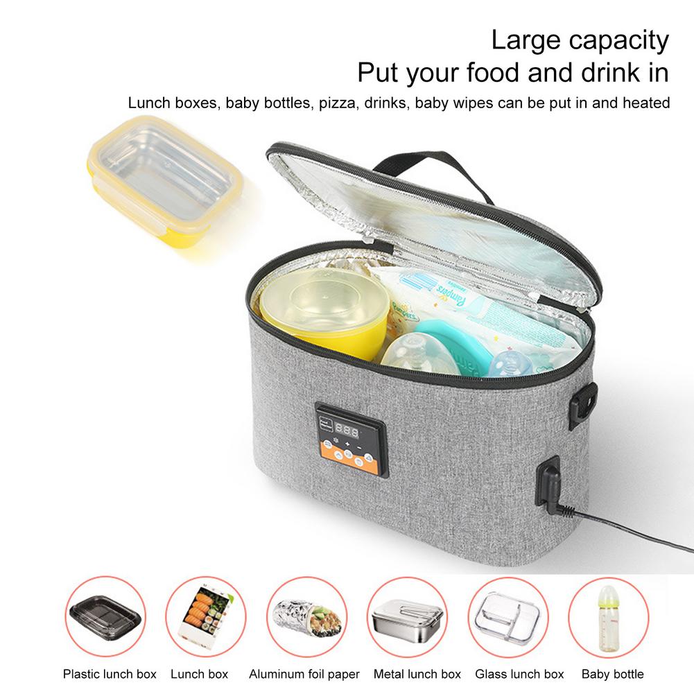 Outdoor Portable Lunch Box For Car Feeding Bottle Heating And Insulation Bag